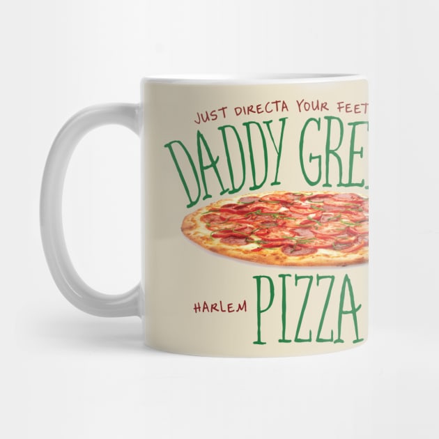 Daddy Green's Pizza by MindsparkCreative